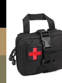 กระเป๋าพยาบาลสนาม B03 (แบบกระตุกไว) ทรงแนวนอน