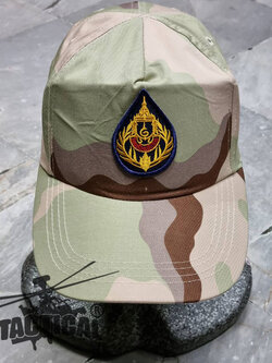 หมวกแก๊ป พรางทราย อส. ไทยต้องเป็นไทย ซิปหลัง