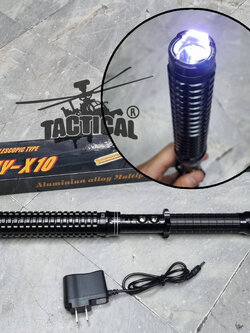 กระบองไฟฉาย ช็อตไฟฟ้าได้ Multipurpose Flashlight HY-X10
