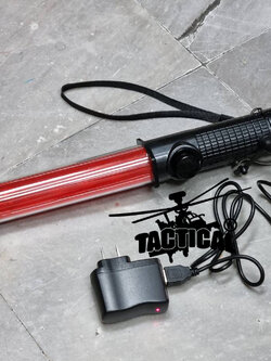 กระบองไฟจราจร สั้น (ชาร์จไฟได้)