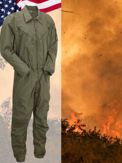 ชุดทนไฟ Unissued Fire Resistant (Nomex Coverall Suit)