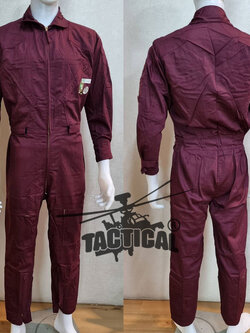 ชุดหมีปิดซิป สีแดงเลือดหมู