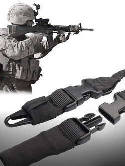 สายสะพายปืน AIM 2 จุด (หนา แข็งแรง) ทำเป็น 1 จุดได้