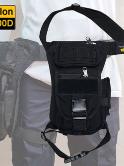 กระเป๋าปืนรัดขา สะพายไหล่ ผ้า 1000D