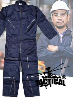 ชุดหมีช่าง ซิป กรมท่า