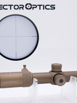 สโคปยิงไว ยี่ห้อ Vector Optics รุ่น Forester 1-5x24 Gen 2 Coyote FDE