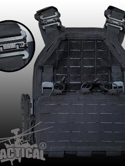 ปลอกเสื้อเกราะปลดไว 4 จุด (โฟมหนา)