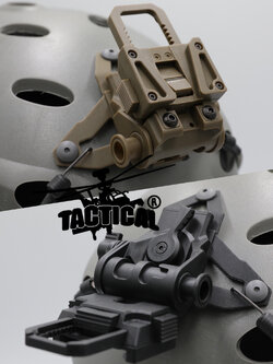 แป้นหน้าหมวกจับกล้องไนท์วิชั่น (Night Vision)