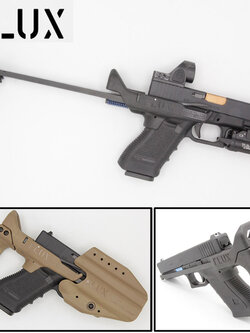 พานท้าย + ซองปืน Glock (Flux Brace)