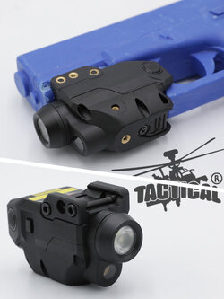 ไฟฉาย + Laser ติดปืน รุ่น B106