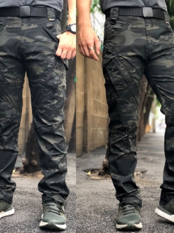 กางเกง Sector Seven IX9C มัลติแคมดำ MCBK ผ้าเบา ยืด กันน้ำ (ของแท้)