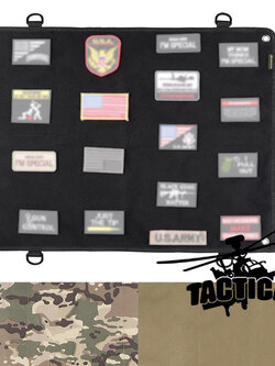 แผงตีนตุ๊กแกสำหรับเก็บ Patch (สามารถพับเก็บได้)