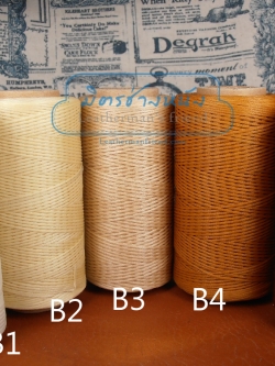 ด้ายเทียนสี 150D แบบแบน เนื้อทียนสูงพิเศษ