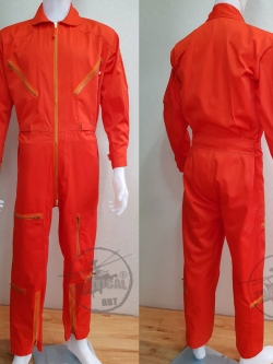 ชุดหมีเปิดซิป สีส้ม