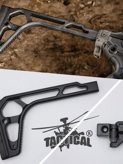 พานท้ายปืนแบบพับได้ รุ่น Folding Skeletonized Stock