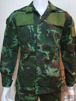 (SALE) ชุด ACU ดิจิตอลทบ. กป.เฉียง 2 กป. ตีนตุ๊กแกเขียว