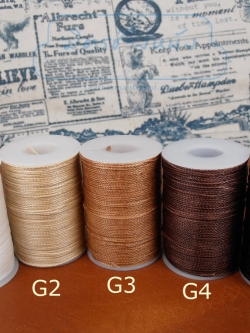 ด้ายเทียนนอก แบบเกลียวถักกลม 0.65 มิล