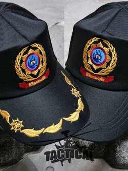 หมวกแก๊ป พิชิตผองภัย ดำ ซิปหลัง