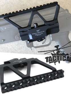 รางเสริมปลดไว AK47 (ฟันปลา) ยึดด้านข้างบอดี้