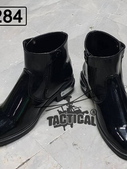 รองเท้าฮาฟสั้น หนังแก้ว 284 ซิปคู่