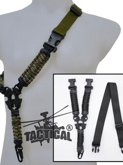 สายสะพายปืนเชือกพาราคอร์ด 1 จุด