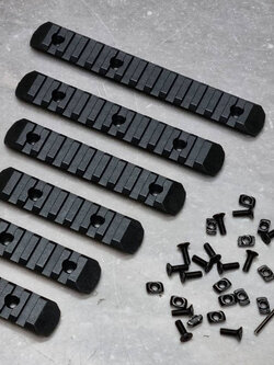 รางเสริม M-Lok Polymer (6 ชิ้น)