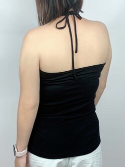 สายเดี่ยวผูกคอไหล่ สายเดี่ยวผูกคอ ไซด์ L