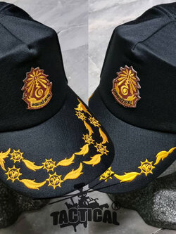 หมวกแก๊ป ซิปหลัง อปพร. ดำ เมตตากล้าหาญ 1 ช่อ / 2 ช่อ