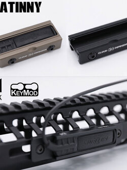 ตัวจับสวิตช์หางหนูของไฟฉาย LCS ยี่ห้อ Cloud Defensive ระบบ Picatinny / M-Lok / Keymod