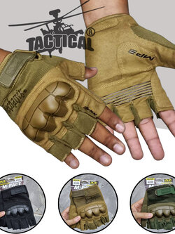 ถุงมือครึ่งนิ้ว Mechanix M-Pact 3