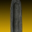 พระร่วงหลังรางปืนใหญ่ เนื้อดินดำ 7.5x2.1 cm ศรีสัชนาลัย สุโขทัย อายุนับพันปีมหัศจรรย์อลังการหายากยิ่งยวด