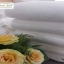 ผ้าขนหนูโรงแรม ขนคู่ สีขาว Pure Cotton100% เกรด A ทอขอบในตัว