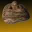 พระเปิม กรุวัดดอนแก้ว(วัดอรัญญิกรัมมการาม) 2.4x4.5 cm ศิลปะคุปตะยุคทวารวดี-ลพบุรี ลำพูน