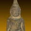 พระร่วงทิ้งดิ่ง เนื้อชินเงิน ขนาด 9.4 cm ค้นพบได้ที่เมืองเก่าศรีสัชนาลัย สุโขทัย เก่าเก็บจากกรุ