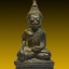 พระเชียงรุ่งสิบสองปันนาทรงเครื่อง หน้าตัก 3 นิ้ว x 16.5 cm