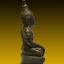 พระเชียงรุ่งสิบสองปันนาทรงเครื่อง หน้าตัก 3 นิ้ว x 16.5 cm