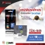 18mm TZA-545 - TZE-545 ตัวอักษรสีขาว พื้นหลังสีน้ำเงิน