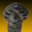 พระนาคปรก เนื้อชินเงิน 2.5x0.6 cm สุโขทัย