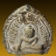 พระกลีบขนุน เนื้อชินเงิน 5x9.4 cm กรุวัดมหาธาตุ สุโขทัย (พระพุทธชินราชใบขนุน)