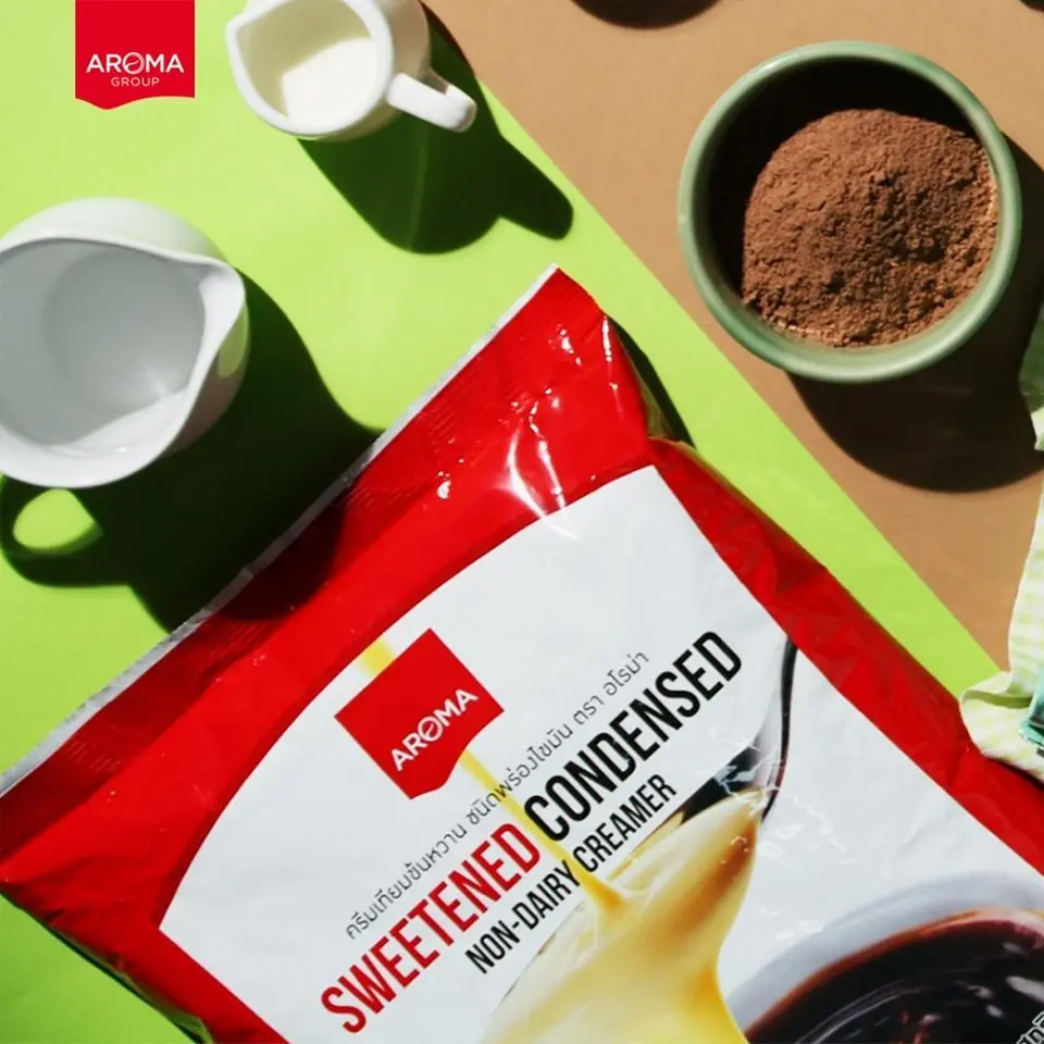 ครีมเทียมข้นหวานชนิดพร่องไขมัน ตราอโรม่า Aroma 2 กก. รหัส 1486